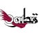 Qatar Arabic English Typography Sport poster, banner, modern design. Concept font illustration Qatar flag colors background.