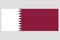 Qatar flag vector template background realistic copy