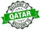 Qatar round ribbon seal