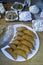 Qatayef or Katayef, Arabic Sweets with Nuts for Ramadan and Eid