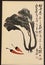 Qi Baishi Chinese Brush Painting Cabbage Chilly Watercolor Sketch Brushstroke Freehand Brushwork Script Arts Calligraphy Seal Chop