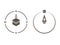 Qibla - Kaaba muslim prayer direction icon. Vector. Qiblah compass. kiblah is Kaabah in Mecca. isolated symbol illustration.