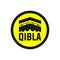 Qibla sign, qibla icon, muslim prayer direction