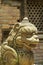 Qilin mystic asian animal guard statue in Nepal