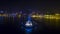 Qingdao coast night landscape China