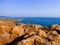 Qingdao sea and big rocks view