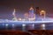 Qingdao Zhanqiao Pier, night scene