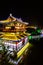 Qingming riverside in Kaifeng, known as â€œShui Xiâ€, is beautifully lighted a night