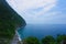 Qingshui Cliff is one of the most spectacular sights on Taiwan`s Pacific coast.