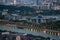 Qintai Grand Theatre Opera house aerial view in Wuhan China