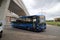 Qliner bus 7768 of Arriva on line 383 at Metro station Rotterdam Nesselande heading to Den Haag