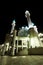 Qol Sharif mosque at night, wild angle