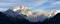 Qomolangma (Mount Everest) from Rongbuk Monastery