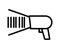 QR Code flat line icon. Wireless RFID chip and radio-frequency identificationscanner, package code, barcode. Outline sign for