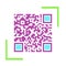 QR code label tag system identity symbol digital technology background business information