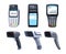 Qr Code Scanners And Pos Terminals Set. Essential Tools For Simplify Transactions By Swiftly Reading Qr Codes