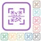 QR code scanning simple icons