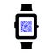 Qr code smart watch icon