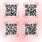 Qr codes samples on valentine theme