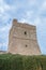 Qrendi, Malta - May 10, 2017: Watch Tower Torri Xutu near Blue Grotto in Malta.