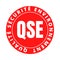 QSE quality safety environment symbol in France