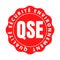 QSE quality safety environment symbol in France