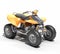 Quad All Terrain Vehicle isolated