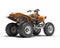 Quad All Terrain Vehicle isolated