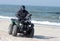 Quad on a beach (ATV)