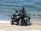 Quad on a beach (ATV)