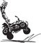 Quad bike illustration