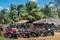 Quad bikes parked outside 