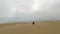 Quad biking through the sand dunes of Namib Desert