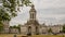 The quad or courtyard in Trinity College in Dublin