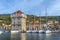 Quadrangular tower, Marina, Croatia