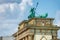 Quadriga sculpture on Brandenburg Gate in Berlin, Germany