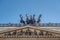 Quadriga Sculpture on top of Brunswick Residence Palace - Braunschweig, Lower Saxony, Germany