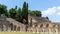 QUADRIPORTICUS OF THE THEATRES OR GLADIATORS BARRACKS in Pompeii. Pompei, Campania, Italy, July 2020.