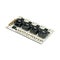 Quadruple white led driver PCB board with inductance coil and surface mount components