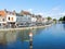 Quai Belu on Somme river in Amiens city