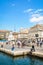 The quai des Belges seen from the basin of the Old Port of Marseille, France