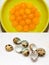Quail eggs yolks