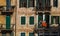 Quaint Balcony Scene in Venice