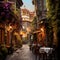 Quaint Cafe in Istanbul's Narrow Streets