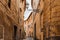 A Quaint Cobblestone Alley of Orvieto, Italy