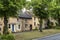 Quaint Cotswold romantic stone cottages on The Hill,  in the lovely Burford village, Cotswolds, Oxfordshire