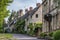 Quaint Cotswold romantic stone cottages on The Hill,  in the lovely Burford village, Cotswolds, Oxfordshire