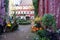 A Quaint Front Courtyard Inside a Gated Historic Townhouse Buildings