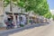 The quaint streets of Mahon in Spain