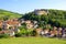 Quaint village with castle, Burgundy, France